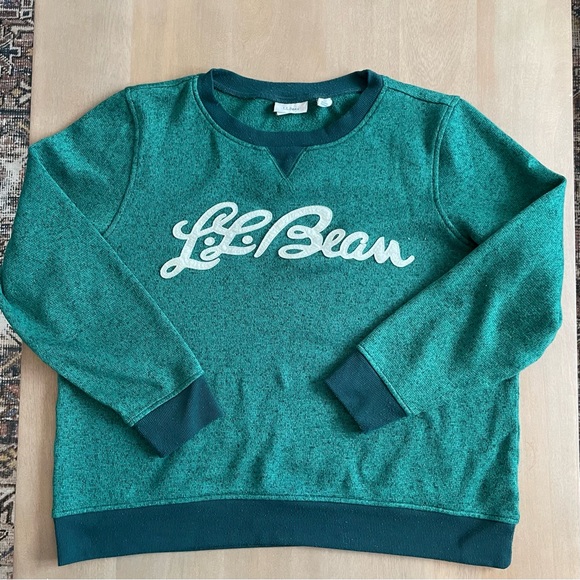 L.L. Bean Women's Lightweight Sweater Fleece Top - Picture 3 of 10